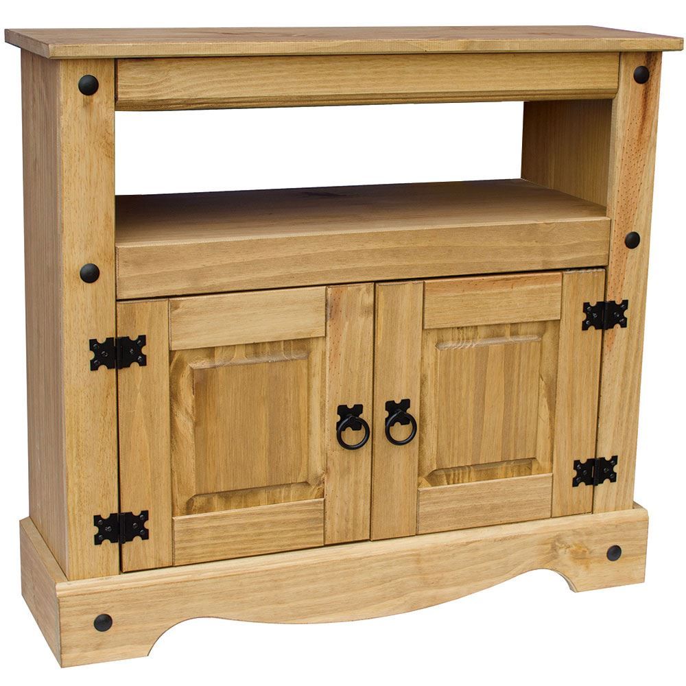 Corona Panama Tv Cabinet Media Dvd Units Wood Solid Pine With Panama Tv Stands (View 10 of 15)
