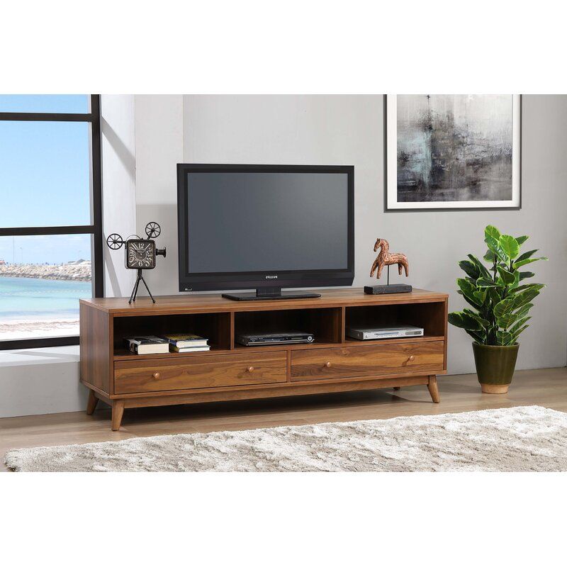 Corrigan Studio® Sheperd Tv Stand For Tvs Up To 78 In Ansel Tv Stands For Tvs Up To 78" (Photo 6 of 15)