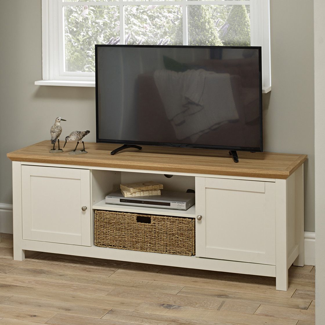 Cotsowold Tv Unit Cream – Tv & Media Units – Living Room Inside Tv Units With Storage (View 5 of 15)