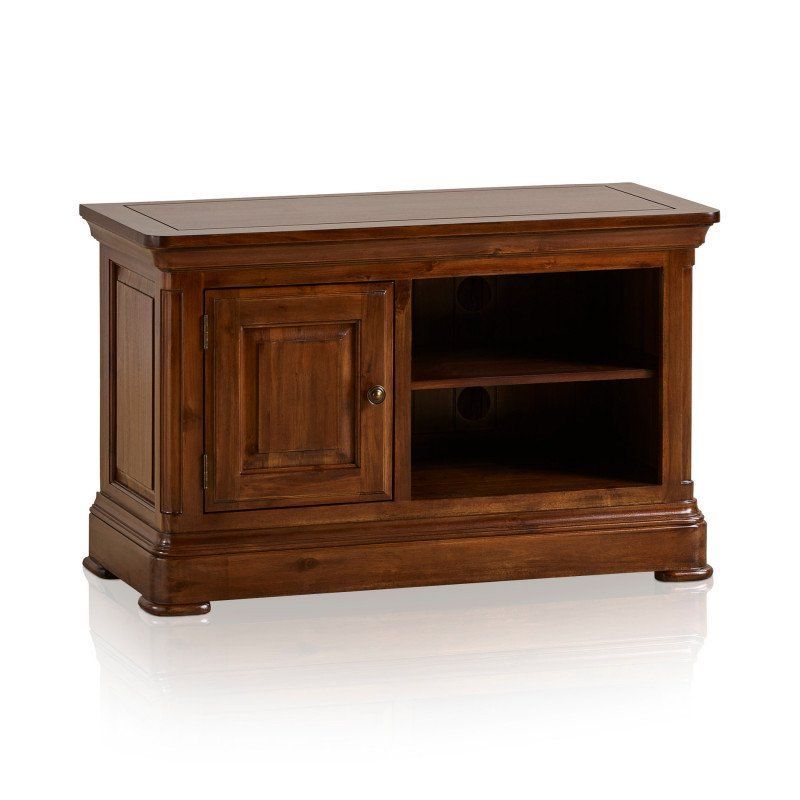 Cranbrook Solid Hardwood Small Tv Stand | Solid Oak Intended For Small Oak Tv Cabinets (View 10 of 15)