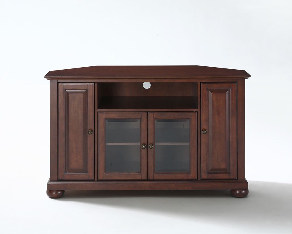 Crosley Furniture – Alexandria 48" Corner Tv Stand In Intended For Mahogany Tv Stands Furniture (View 10 of 15)