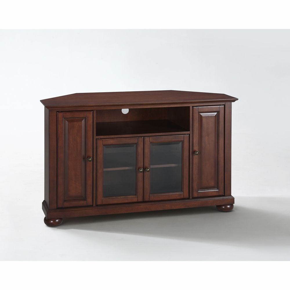 Crosley Furniture – Alexandria 48" Corner Tv Stand In With Mahogany Corner Tv Cabinets (View 14 of 15)