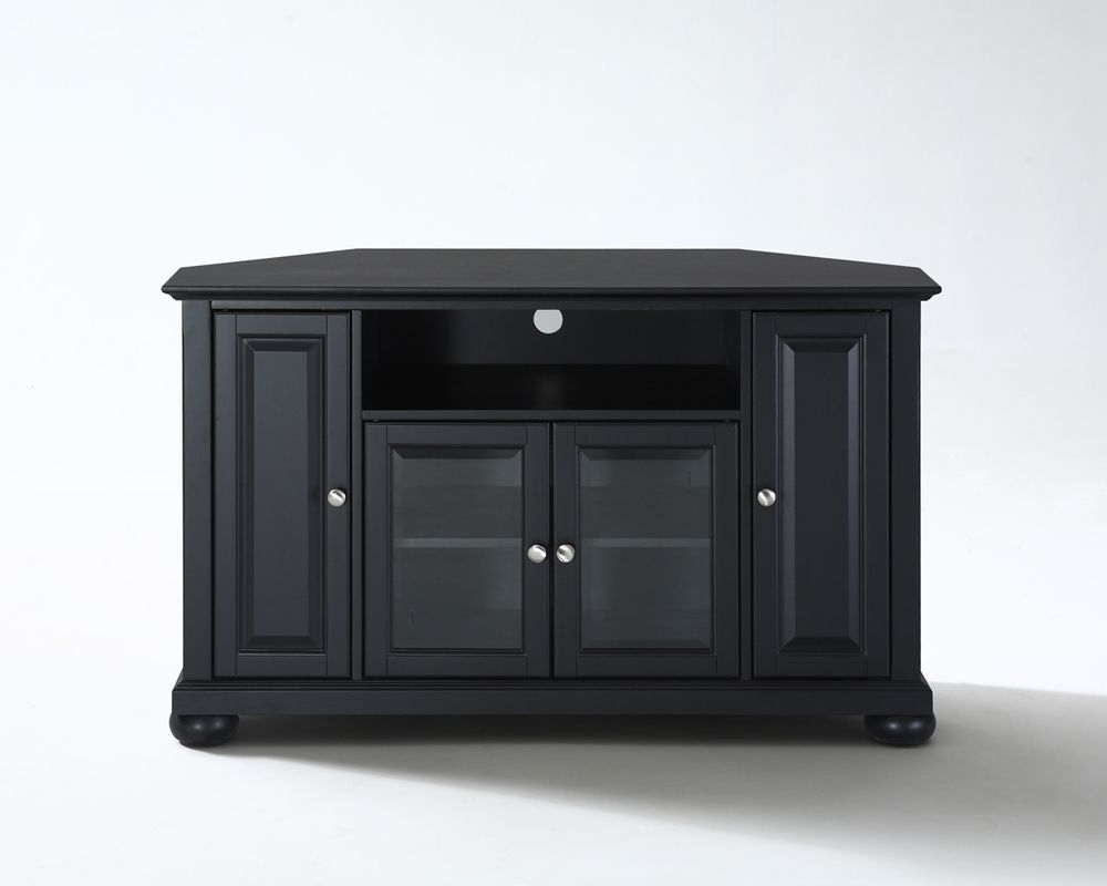 Crosley Furniture – Alexandria 48" Corner Tv Stand In Within Opod Tv Stand Black (Photo 11 of 15)