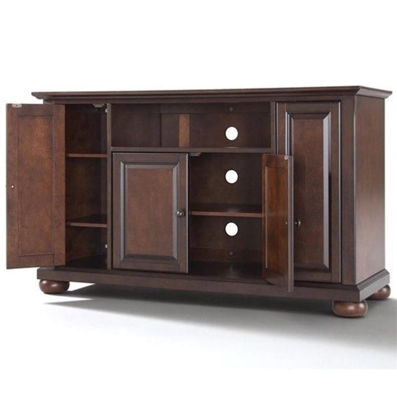 Crosley Furniture Alexandria 48" Tv Stand In Vintage For Mahogany Tv Stands Furniture (View 14 of 15)