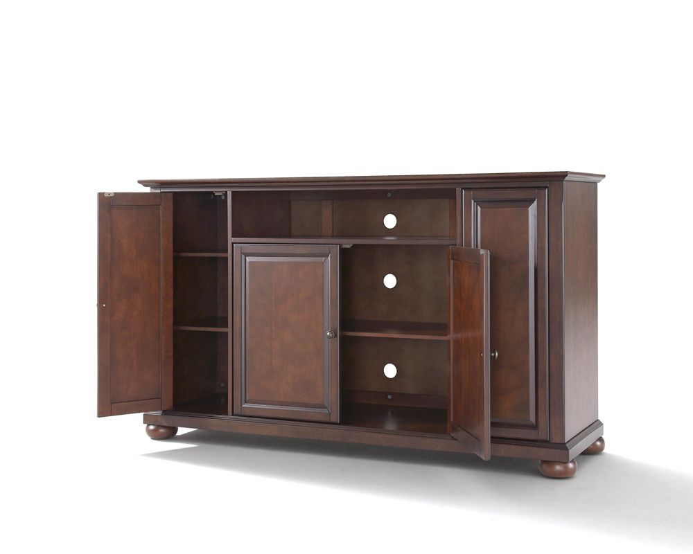 Crosley Furniture – Alexandria 60" Tv Stand In Vintage For Mahogany Tv Stands Furniture (View 8 of 15)