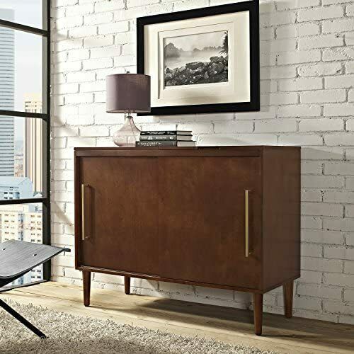 Crosley Furniture Cambridge 60 Inch Low Profile Tv Stand Intended For Shelby Corner Tv Stands (View 6 of 15)