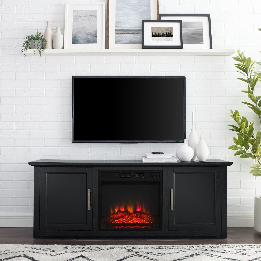 Crosley Furniture – Camden 58" Low Profile Tv Stand With Pertaining To Low Profile Contemporary Tv Stands (Photo 9 of 15)