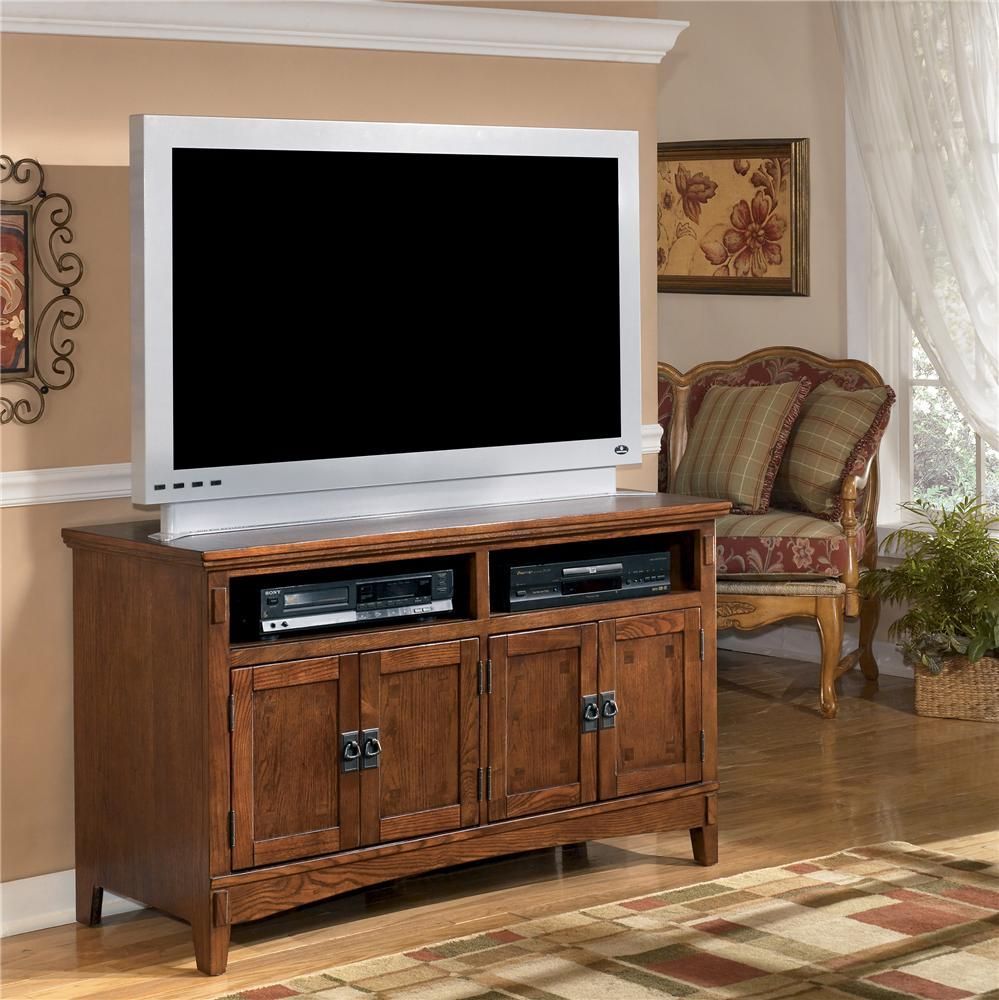 Cross Island 50 Inch Tv Standashley Furniture | Oak Tv Regarding Oak Tv Stands Furniture (Photo 14 of 15)