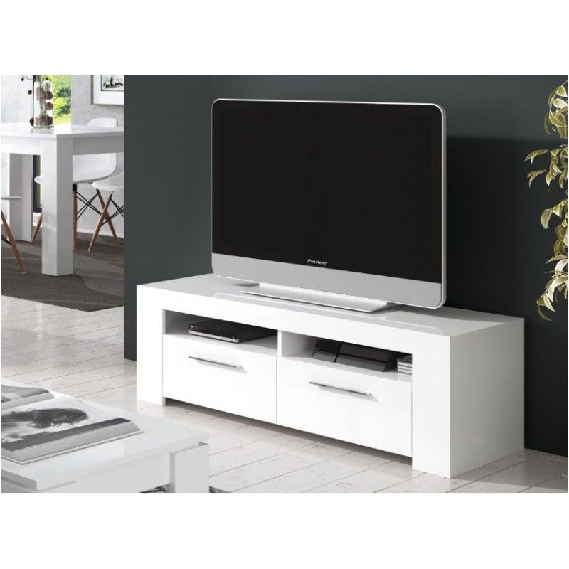 Curro White Gloss Tv Cabinet Entertainment Unit – Brixton Beds Regarding White Gloss Tv Unit (View 7 of 15)