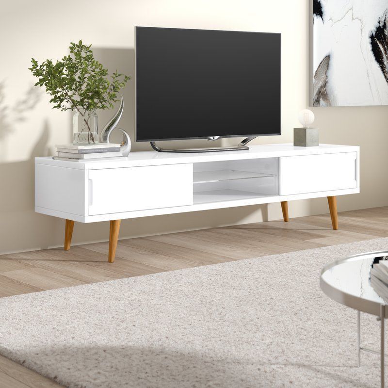 Damon Tv Stand For Tvs Up To 78" | Möbelideen, Wohnzimmer With Tenley Tv Stands For Tvs Up To 78&quot; (Photo 13 of 15)