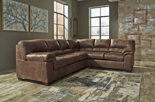 Dark Living Room Sectional – Ashley Bladen Coffee Left Arm Within 2pc Maddox Left Arm Facing Sectional Sofas With Chaise Brown (View 1 of 15)