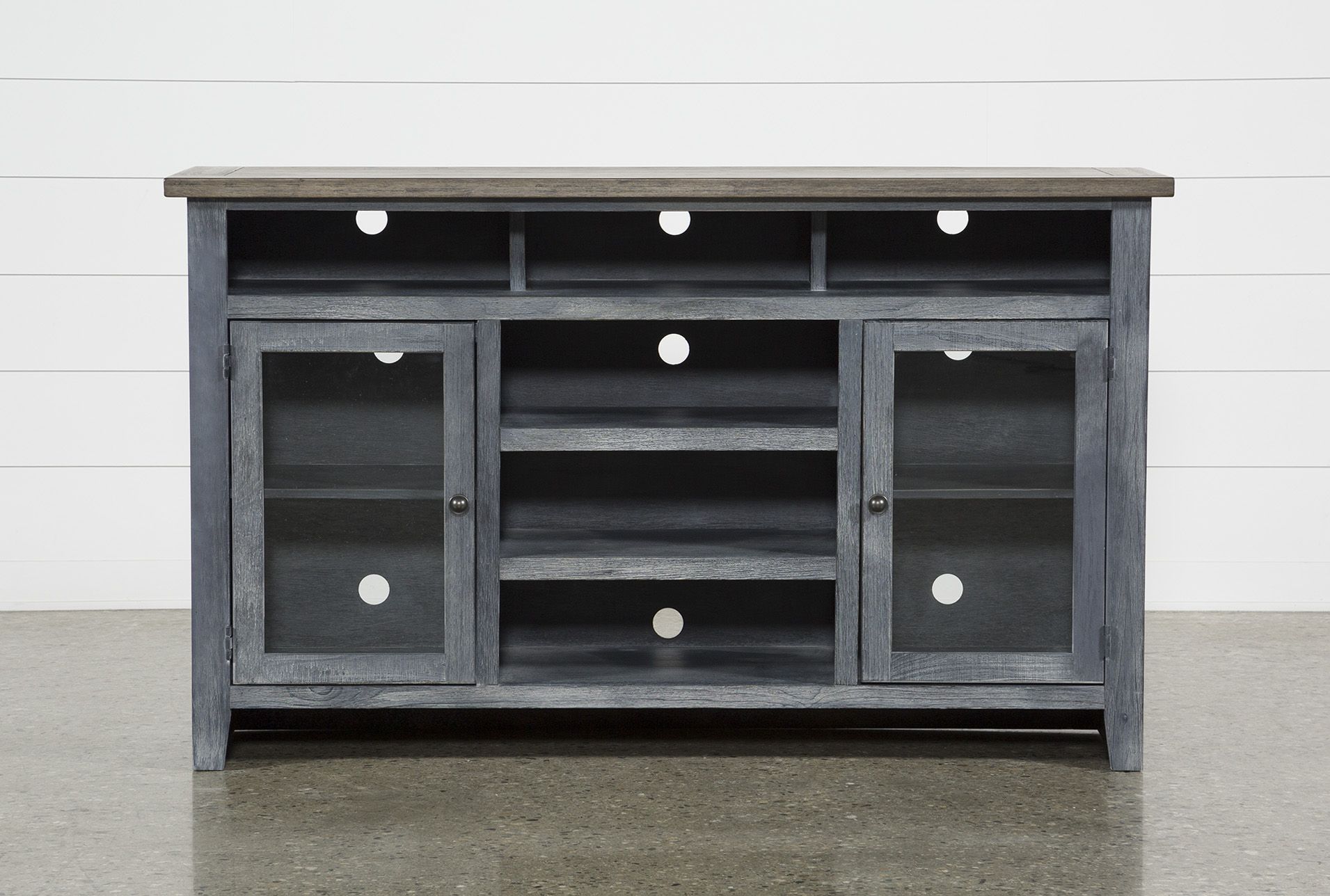 Dixon Black 65 Inch Highboy Tv Stand | Highboy Tv Stand Inside Betton Tv Stands For Tvs Up To 65" (View 15 of 15)