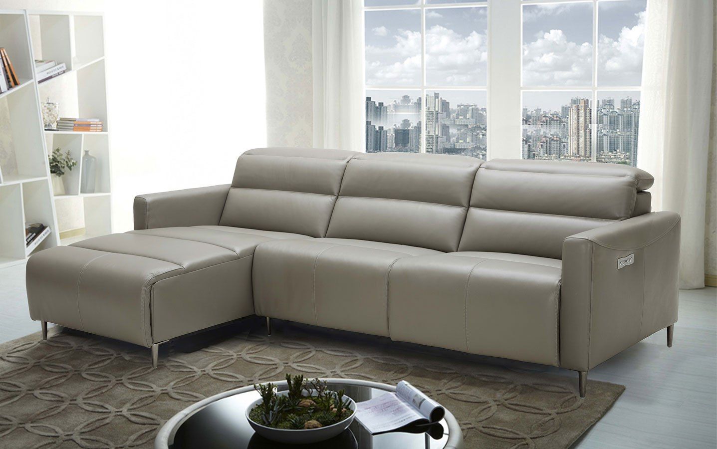 Dylan Left Chaise Sectional Jm Furniture | Furniture Cart With Copenhagen Reclining Sectional Sofas With Left Storage Chaise (View 5 of 15)