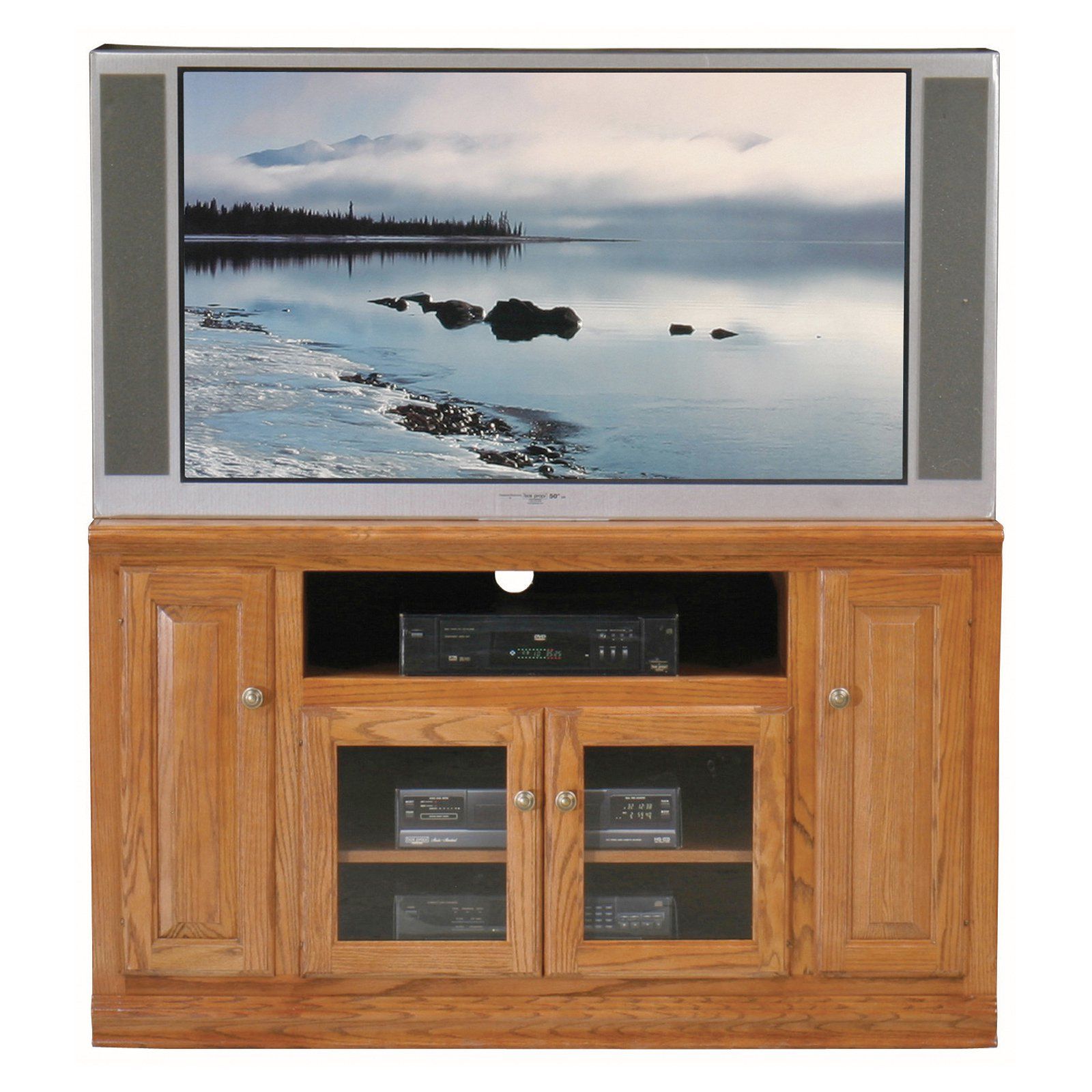 Eagle Furniture Classic Oak Thin Customizable 55 In (View 6 of 15)