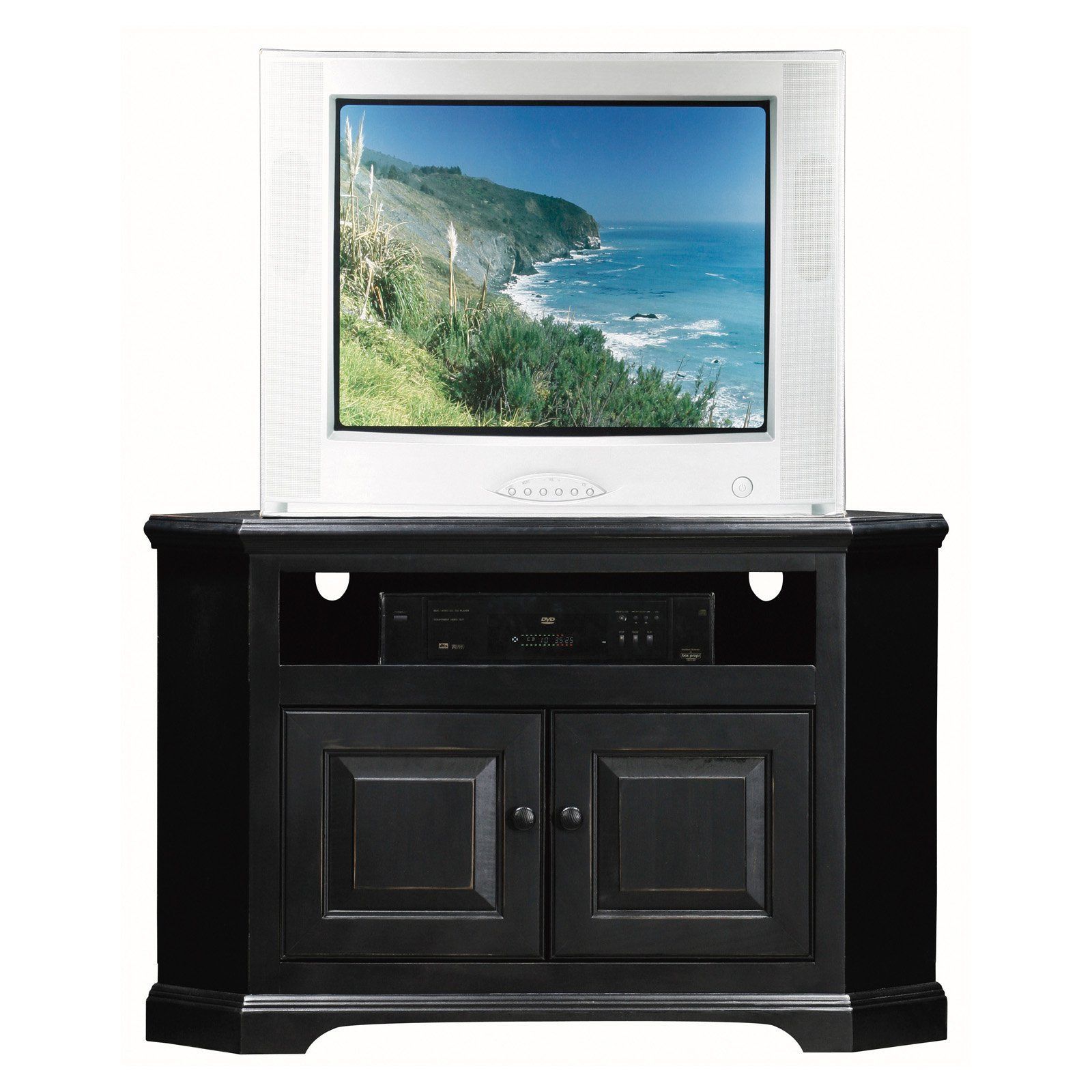 Eagle Furniture Savannah 41 In. Corner Entertainment Intended For Solid Wood Corner Tv Stands (Photo 5 of 15)