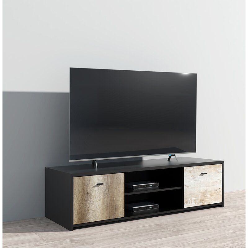 Ebern Designs Acad Tv Stand For Tvs Up To 88" | Wayfair.co (View 14 of 15)