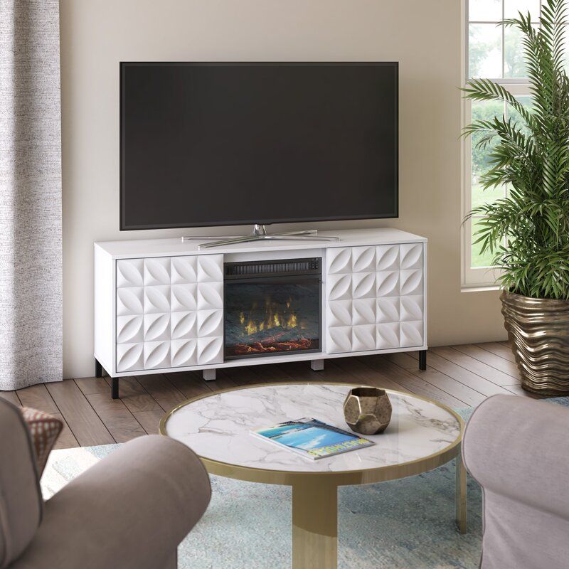 Ebern Designs Mitchellville Tv Stand For Tvs Up To 60 For Caleah Tv Stands For Tvs Up To 65&quot; (Photo 7 of 15)