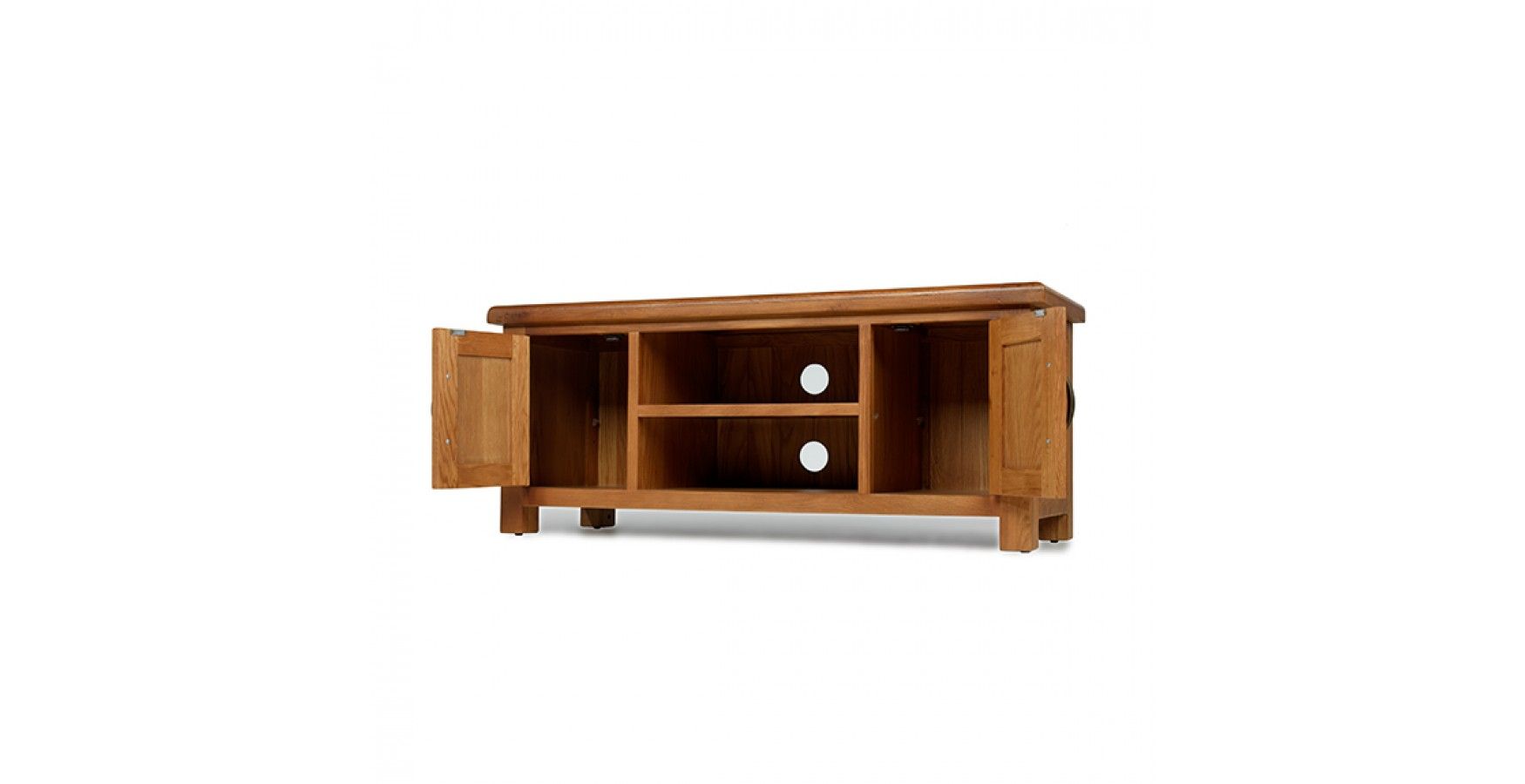 Emsworth Oak Widescreen Tv Stand – Lifestyle Furniture Uk Regarding Widescreen Tv Stands (View 5 of 15)