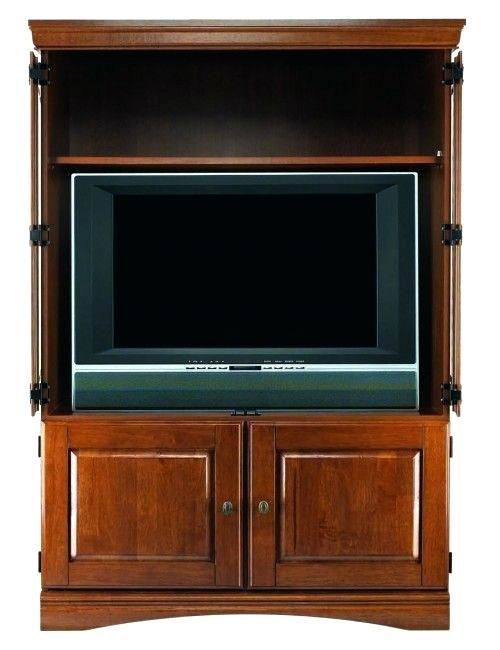 Enclosed Tv Cabinets With Doors Minimalist Enclosed Cabinet In Regarding Enclosed Tv Cabinets With Doors (View 8 of 15)