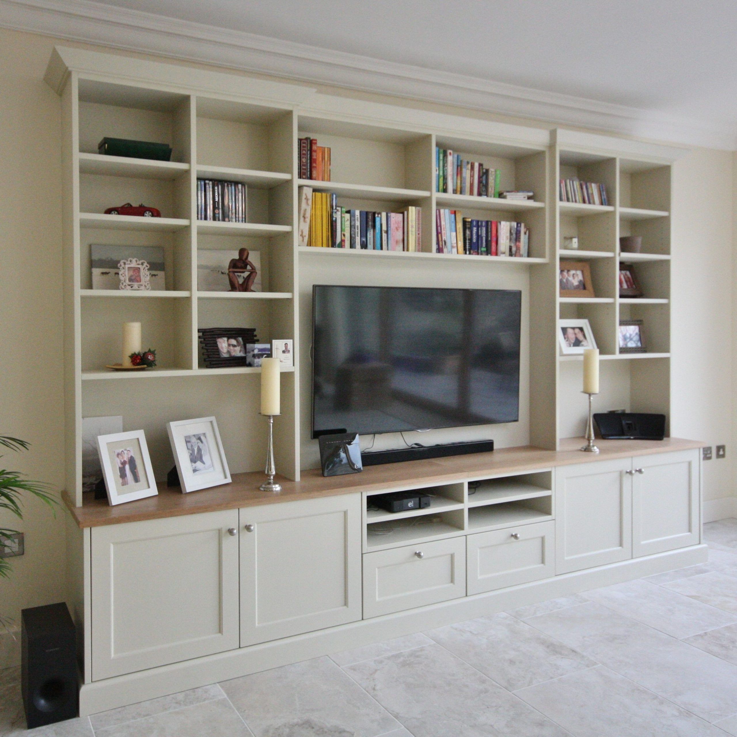 Enigma Design » Hand Painted Tv Unit | Bookshelves In With Regard To Bespoke Tv Cabinet (Photo 4 of 15)