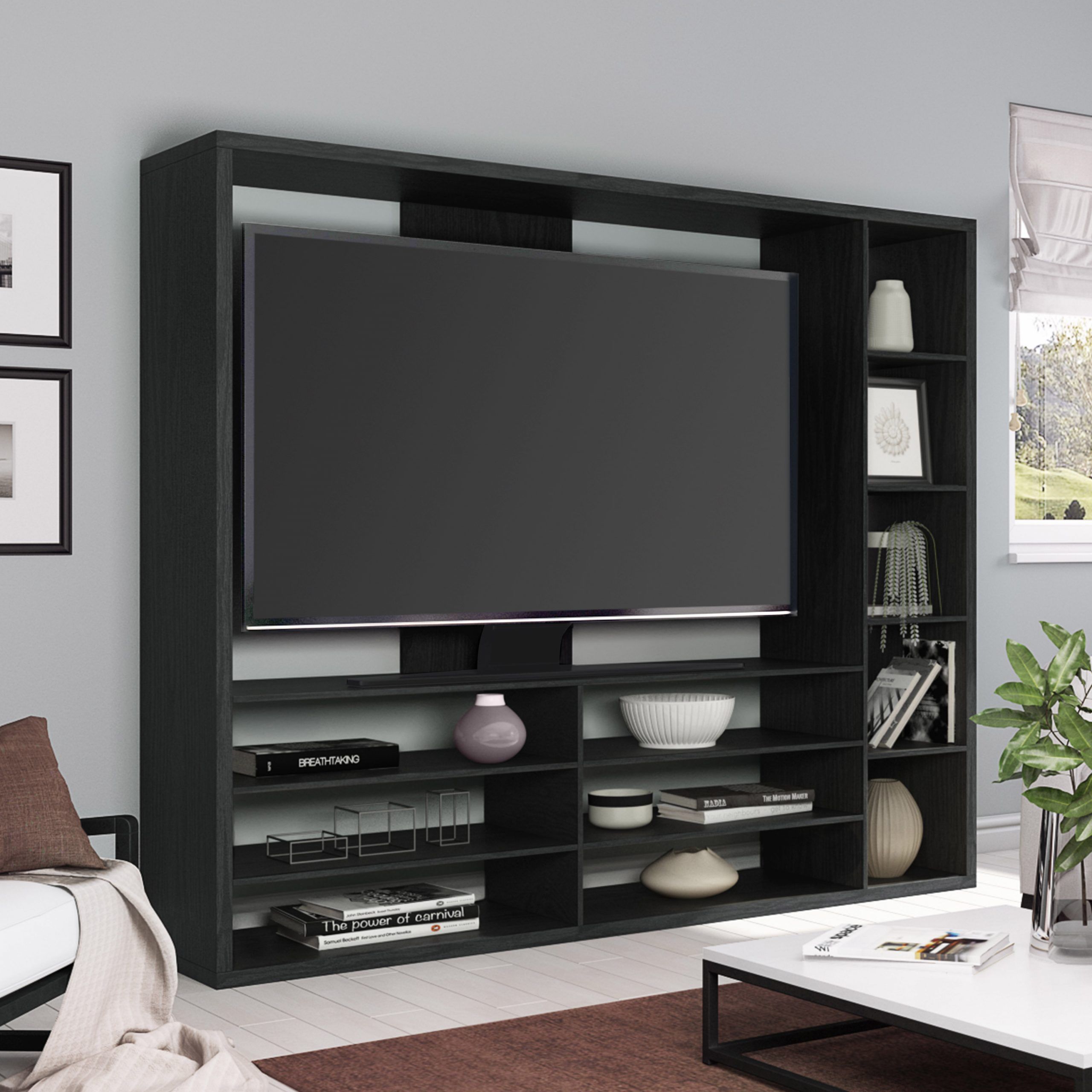 Entertainment Center Vs Tv Stand • Patio Ideas In Beam Through Tv Stand (View 6 of 15)
