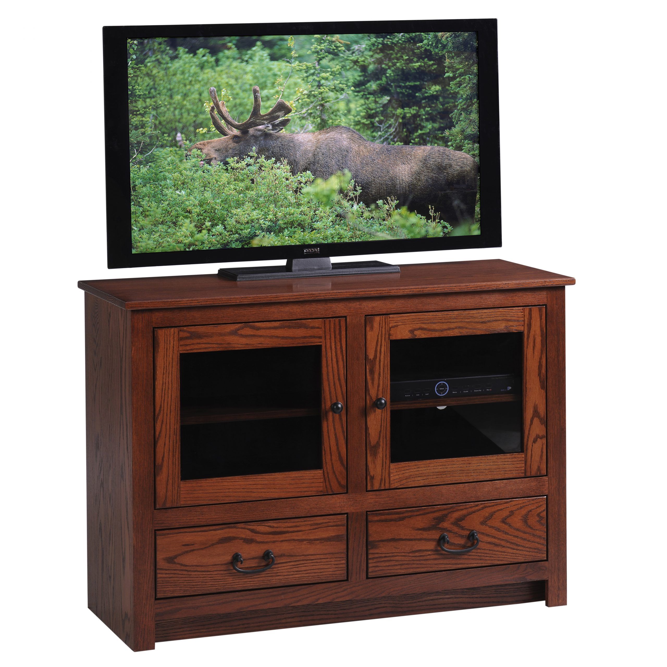 Express Tv Stand Series – Amish Oak Warehouse In Oak Tv Stands (View 10 of 15)