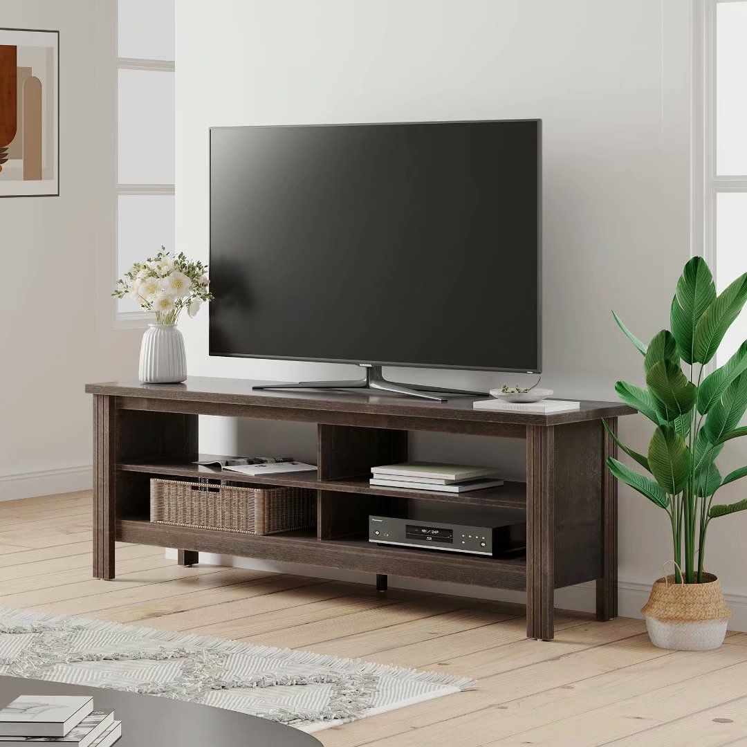 Farmhouse Tv Stand Fo Tvs Up To 65 Inch Tv Console Table Inside Tv Mount And Tv Stands For Tvs Up To 65" (View 2 of 15)