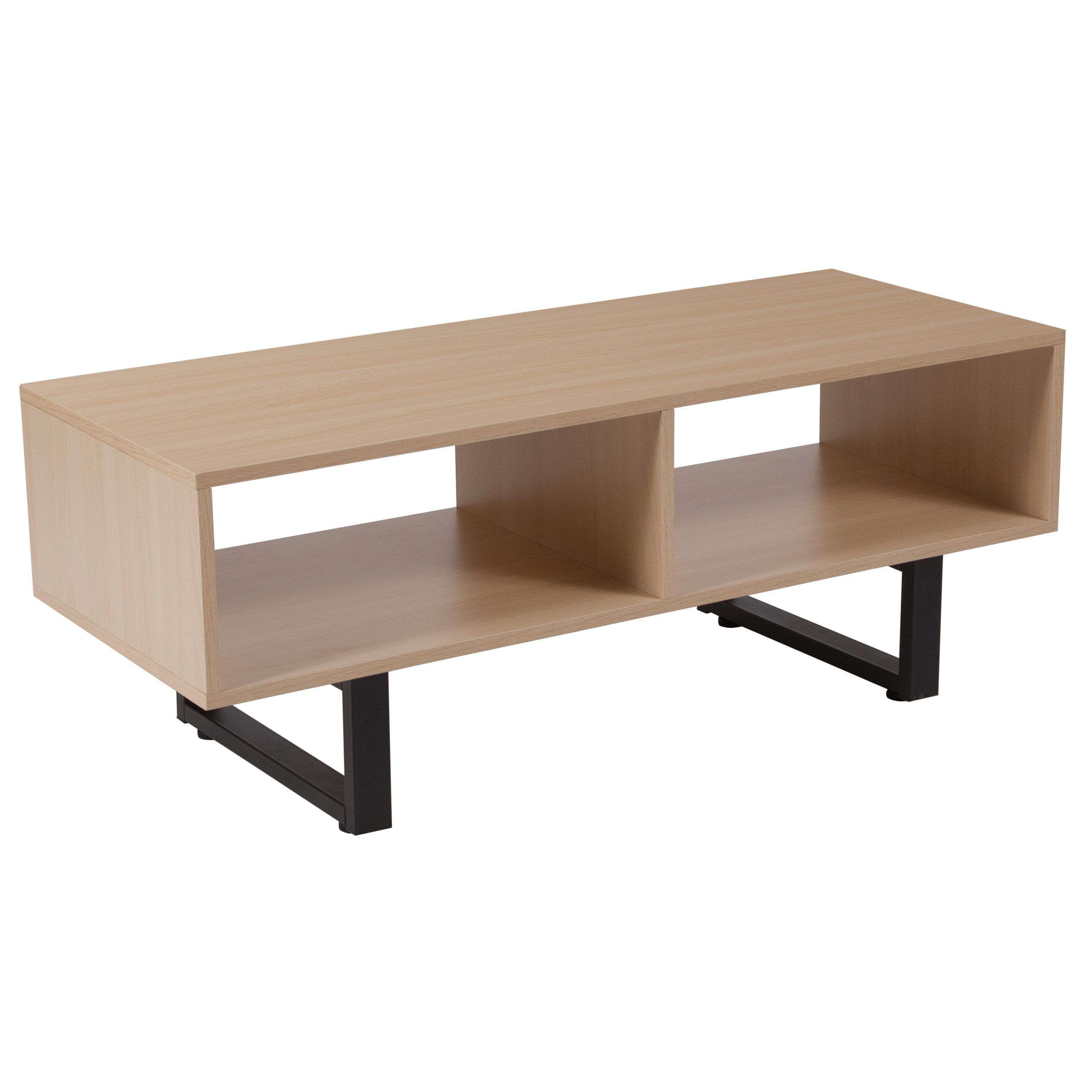 Flash Furniture Hyde Square Collection Beech Wood Grain For Square Tv Stands (Photo 8 of 15)