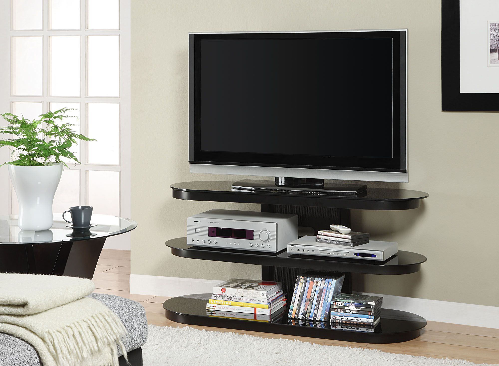 Flat Screen | Best Furniture | Corner Tv Stand, Cool With Regard To Tv Stands With Rounded Corners (View 3 of 15)