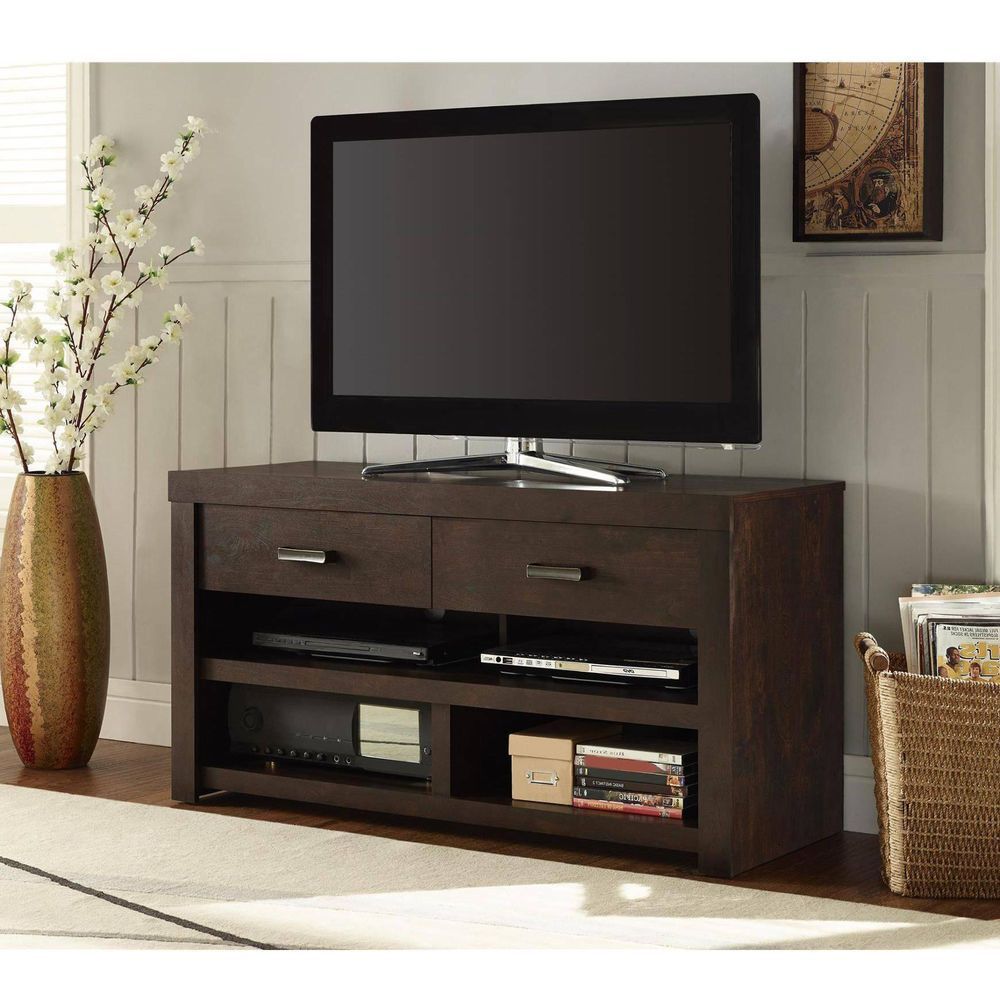 Flat Screen Tv Stand Unit Wooden Entertainment Center In Modern Tv Stands For Flat Screens (View 1 of 15)