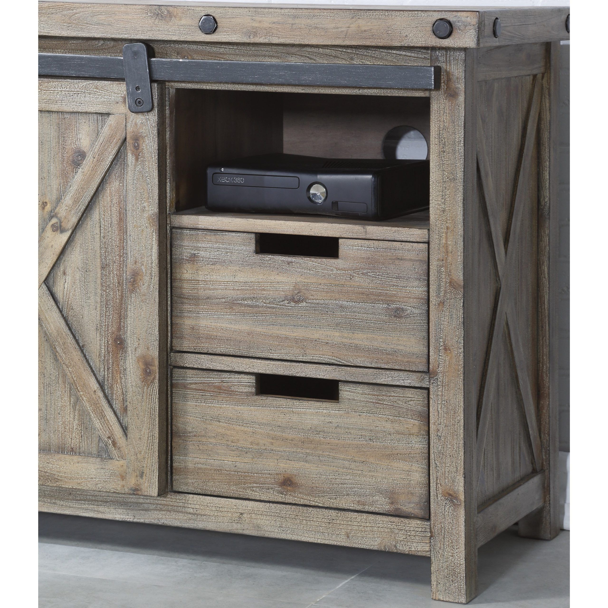 Flexsteel Wynwood Collection Carpenter Entertainment Stand In Iconic Tv Stands (View 8 of 15)