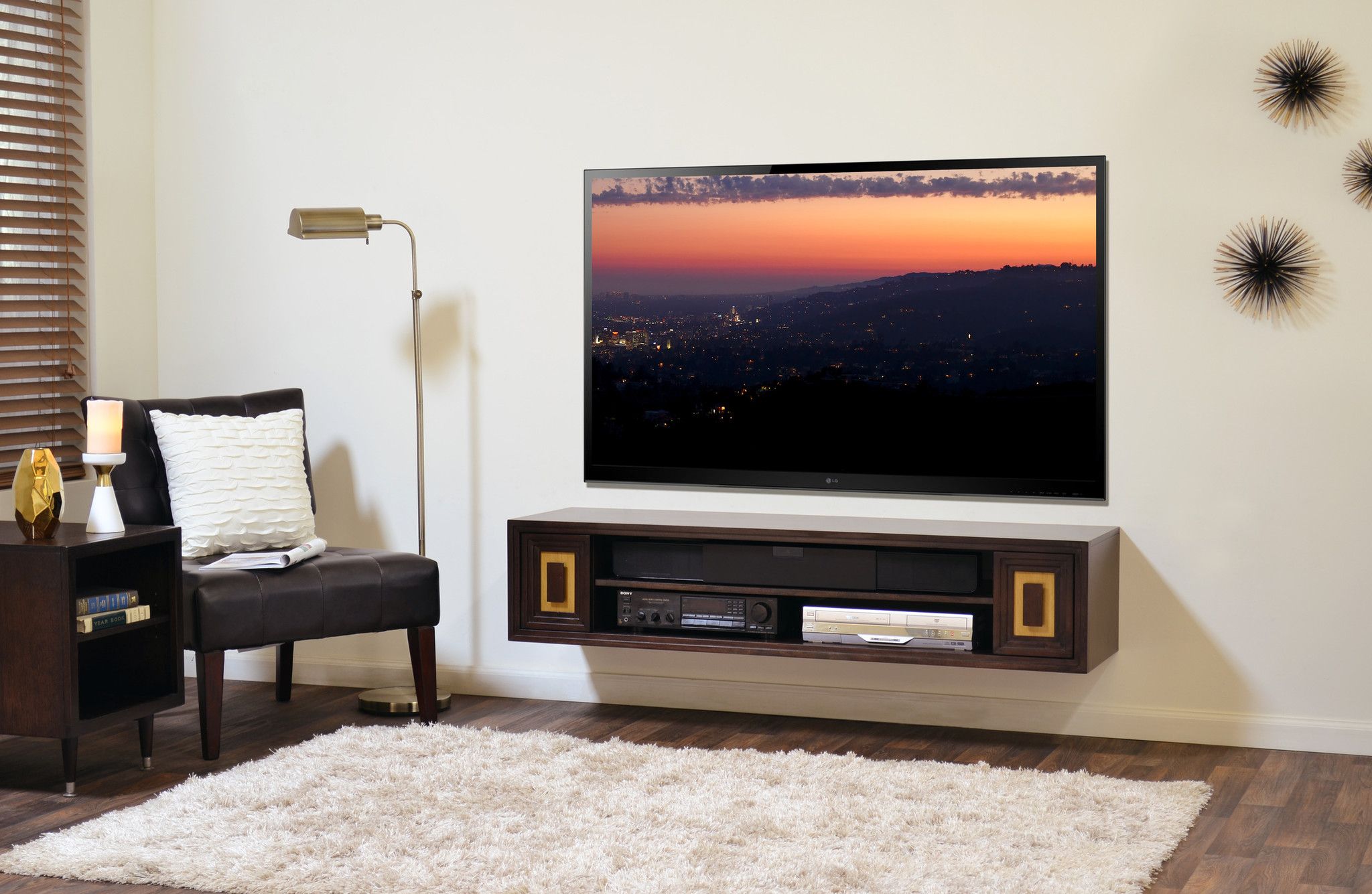 Floating Media Console: A Way To Display Your Tv With Intended For Dvd Tv Stands (Photo 8 of 15)