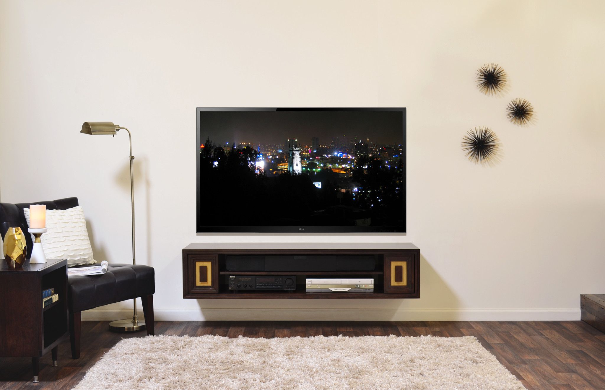 Floating Media Shelf Design – Homesfeed Pertaining To Single Shelf Tv Stands (View 11 of 15)