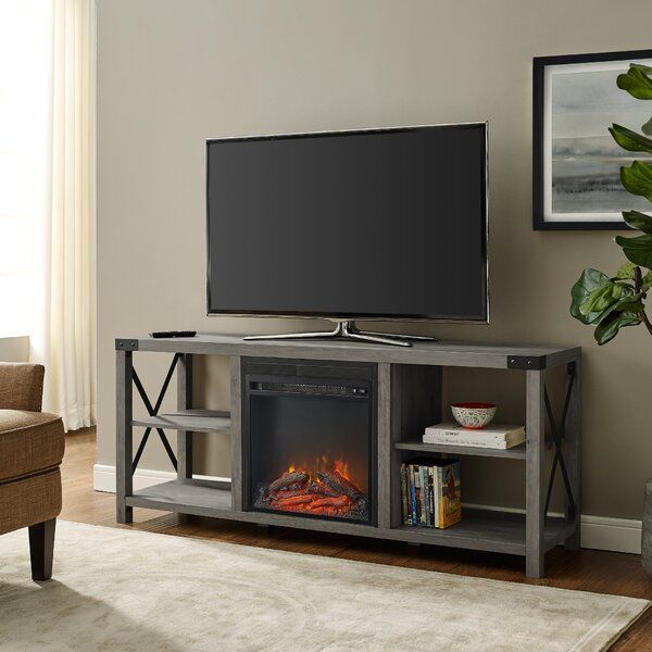 Foundry Select Arsenault Tv Stand For Tvs Up To 65" With For Rickard Tv Stands For Tvs Up To 65" With Fireplace Included (View 10 of 15)