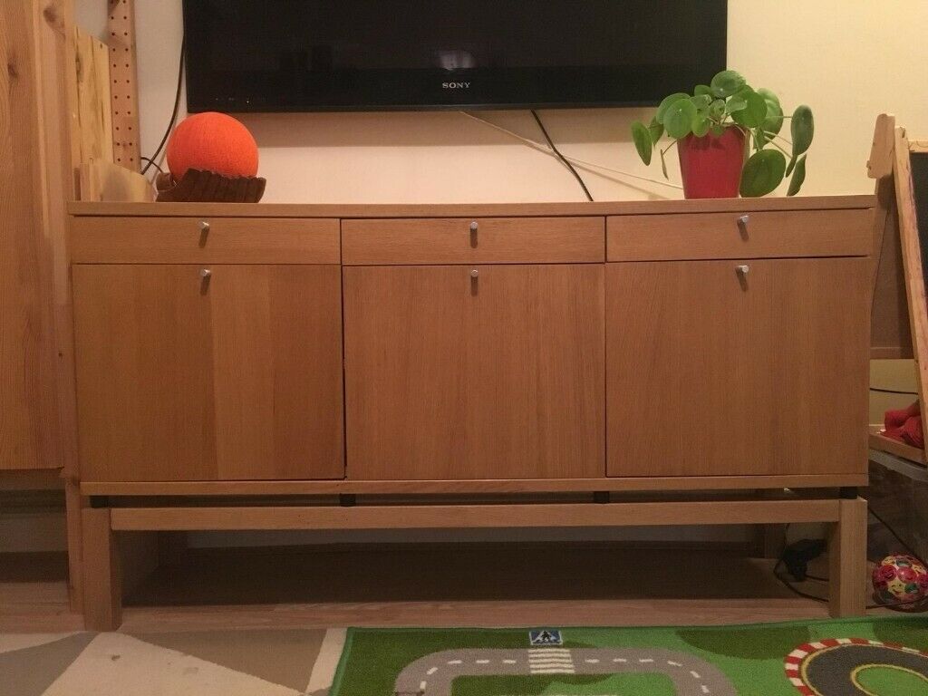 **free ** Used Wooden Tv Stand, 3 Doors And 3 Small With Corona Small Tv Stands (View 6 of 15)