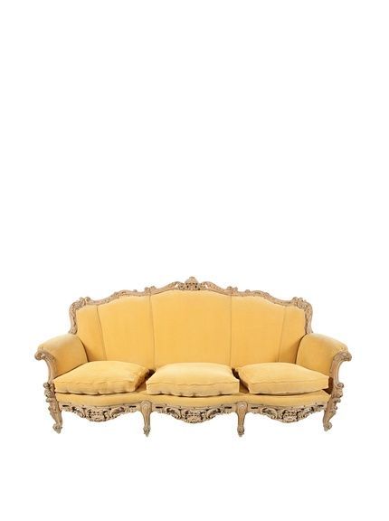 French Chamois Sofa, Mustard/tan | Sofa, Furniture, Dream Intended For French Seamed Sectional Sofas Oblong Mustard (View 11 of 15)