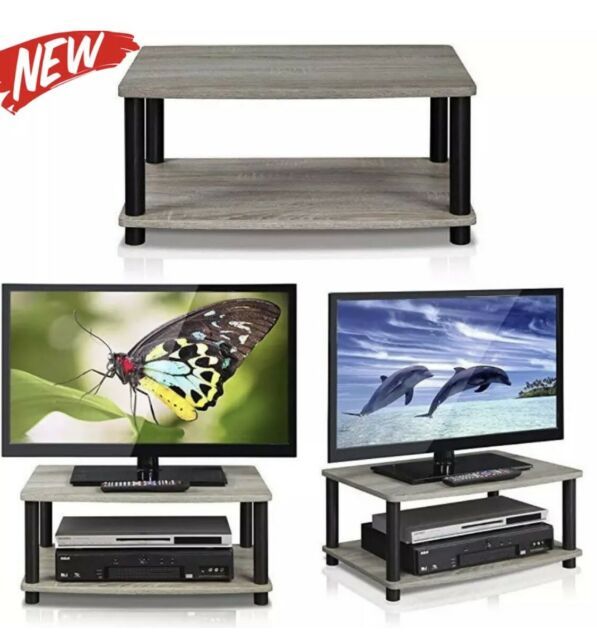 Furinno 13191gyw/bk Turn N Tube 24 Inch Tv Stand For Sale Inside Furinno Turn N Tube No Tool 3 Tier Entertainment Tv Stands (View 10 of 15)