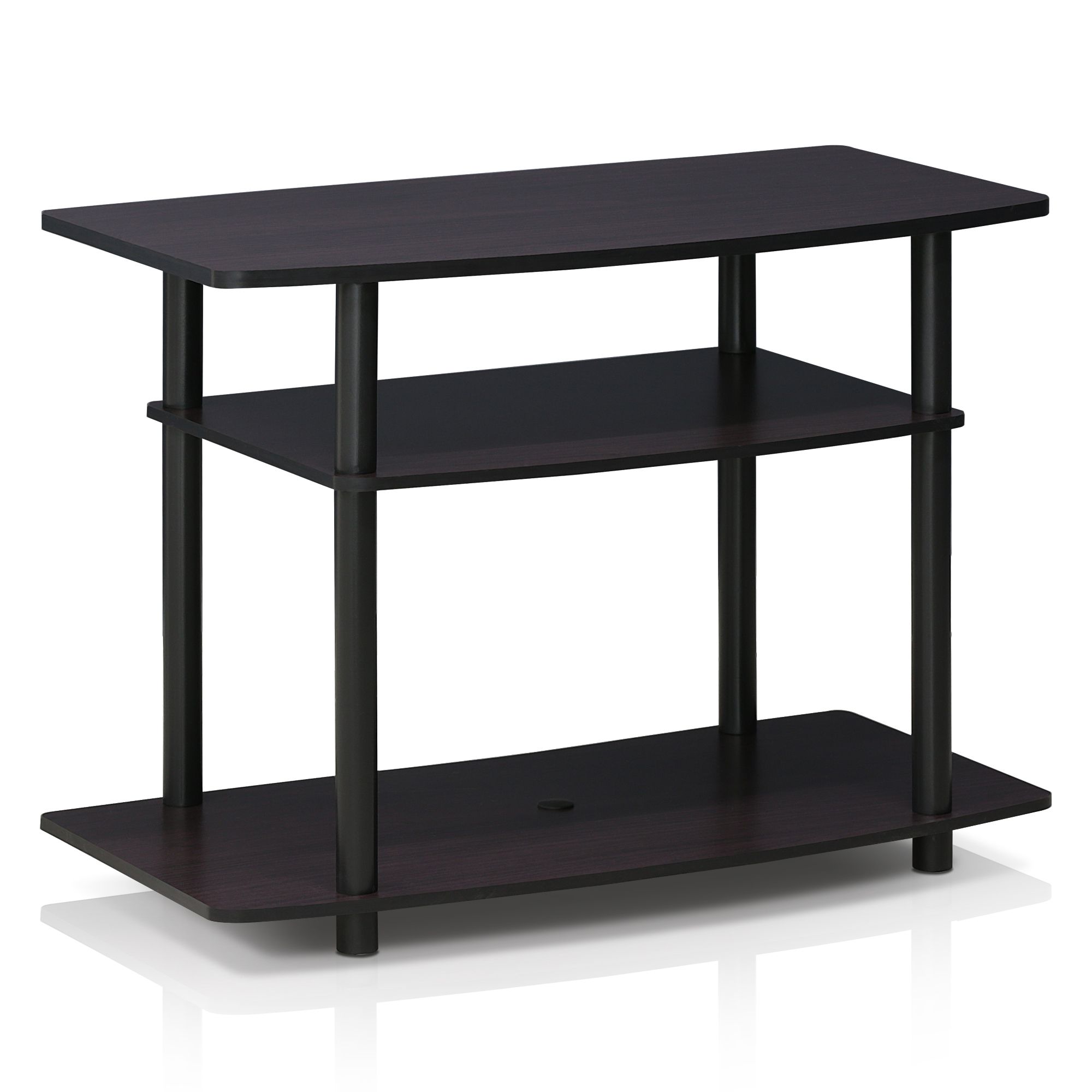 Furinno 13192dwn Turn N Tube No Tools 3 Tier Tv Stands Throughout Furinno 2 Tier Elevated Tv Stands (View 14 of 15)