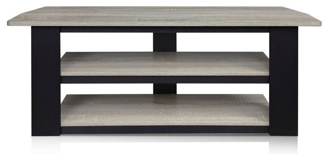 Furinno Parsons 42" Tv Stand – Contemporary With Regard To Furinno Jaya Large Tv Stands With Storage Bin (View 2 of 15)