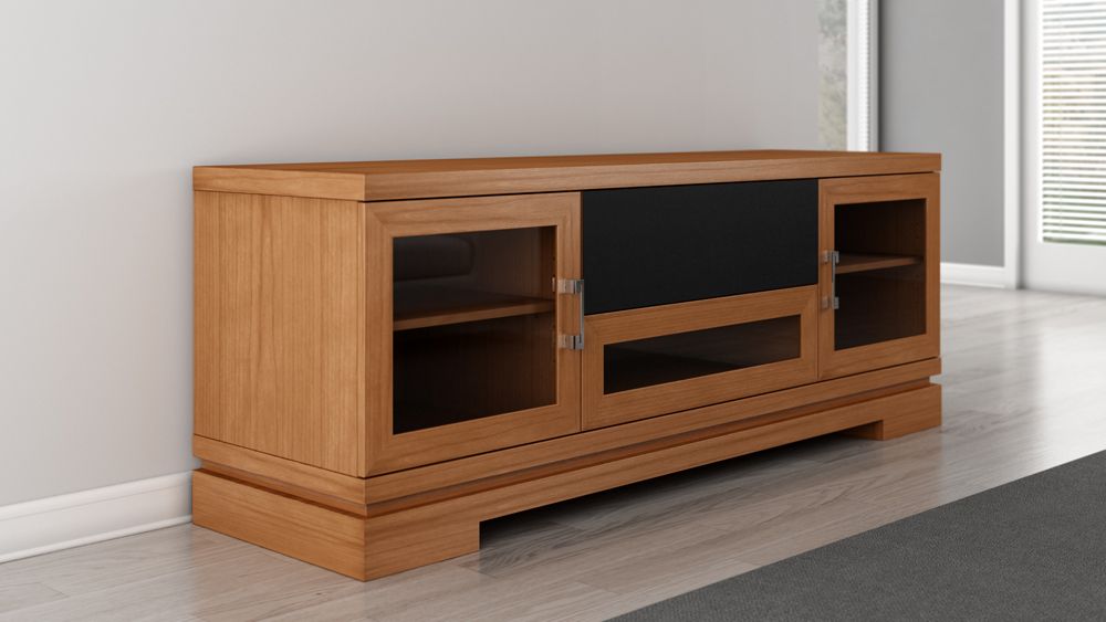Furnitech – 70" Contemporary Asian Tv Stand Media Console Regarding Asian Tv Cabinets (View 5 of 15)