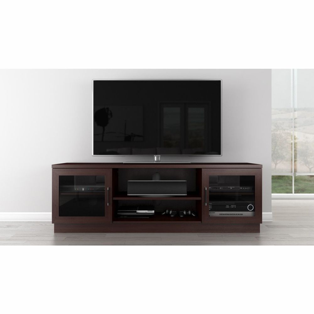 Furnitech – 70" Contemporary Tv Stand Media Console For Throughout Contemporary Tv Cabinets For Flat Screens (View 10 of 15)