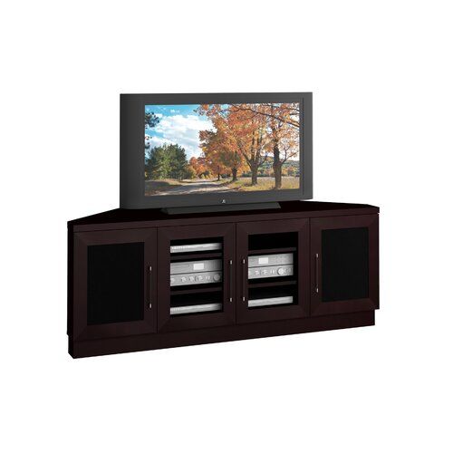 Furnitech Contemporary 60" Corner Tv Stand & Reviews | Wayfair With Regard To Corner Tv Stands For 60 Inch Tv (Photo 2 of 15)