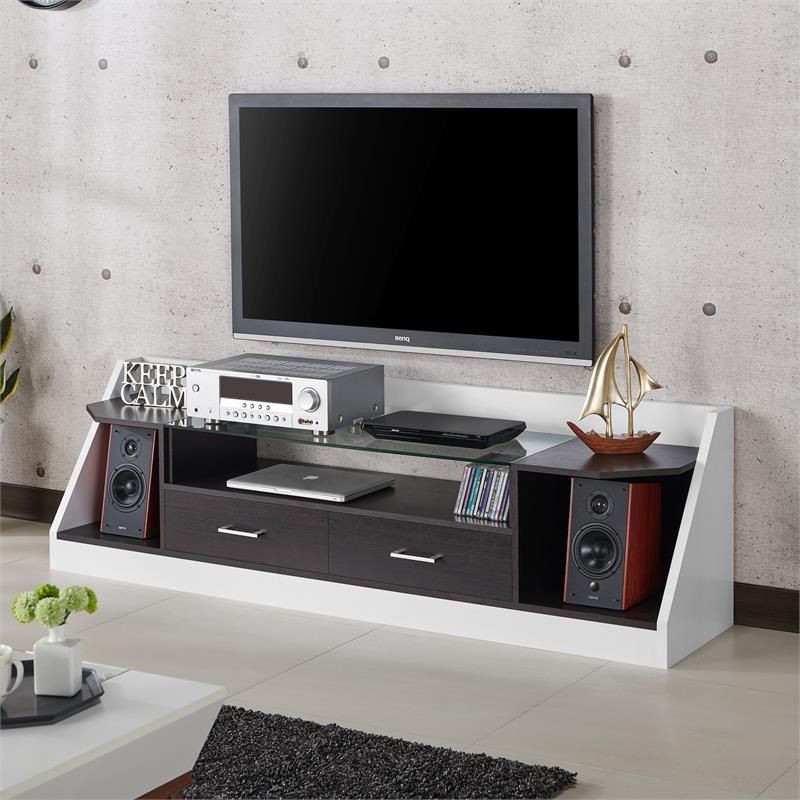 Furniture Of America Ardmore Modern Wood 70 Inch Tv Stand Throughout Tv Stands For 70 Inch Tvs (View 4 of 15)
