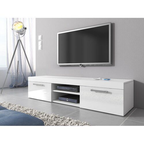 Galveston Tv Stand For Tvs Up To 65" Metro Lane Colour In White High Gloss Corner Tv Stand (View 15 of 15)