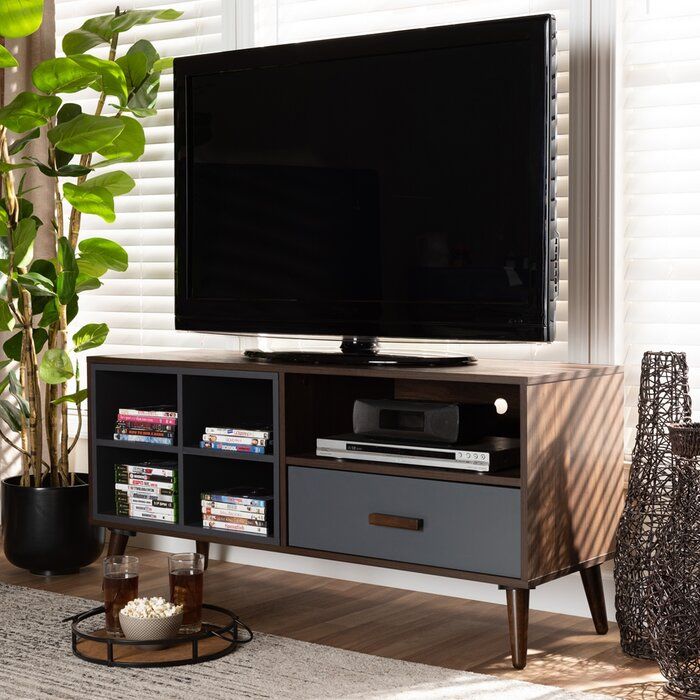 George Oliver Niviarsiaq Solid Wood Tv Stand For Tvs Up To In Mathew Tv Stands For Tvs Up To 43" (Photo 2 of 15)