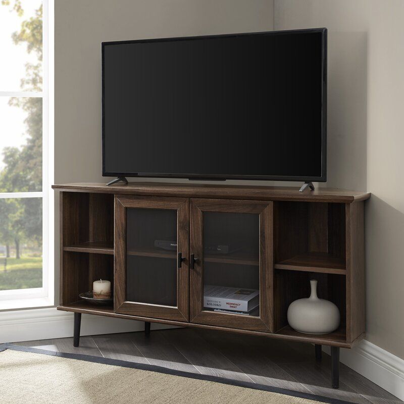 Gerardo Corner Tv Stand For Tvs Up To 55" & Reviews | Joss Regarding Lansing Tv Stands For Tvs Up To 55&quot; (Photo 5 of 15)