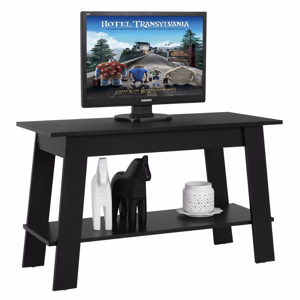Giantex 2 Tier Elevated Tv Stand Coffee Table Multipurpose Within Furinno 2 Tier Elevated Tv Stands (View 10 of 15)
