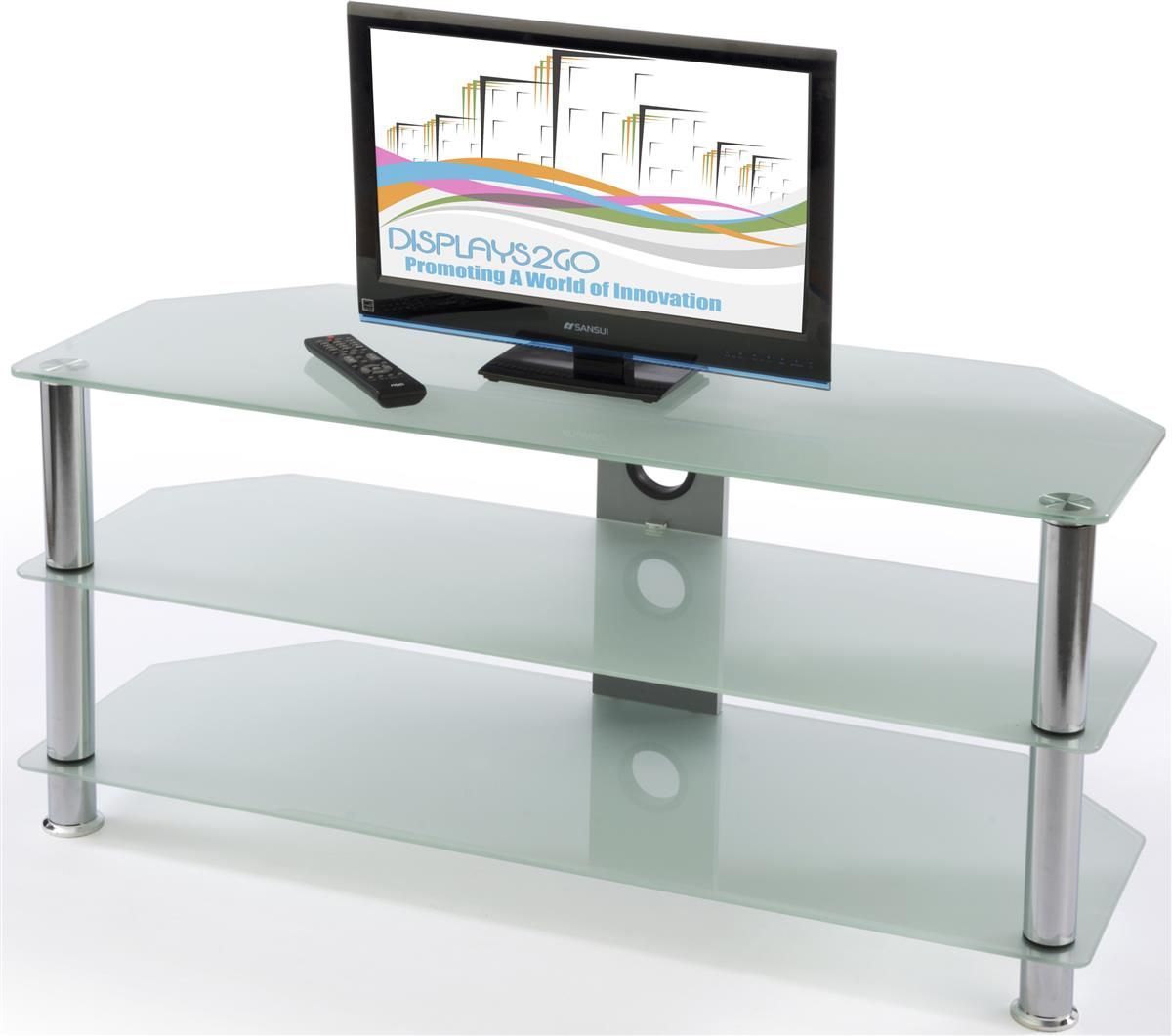 Glass Tv Stands | Entertainment Centers For Homes Pertaining To Tv Stands With Cable Management (Photo 12 of 15)