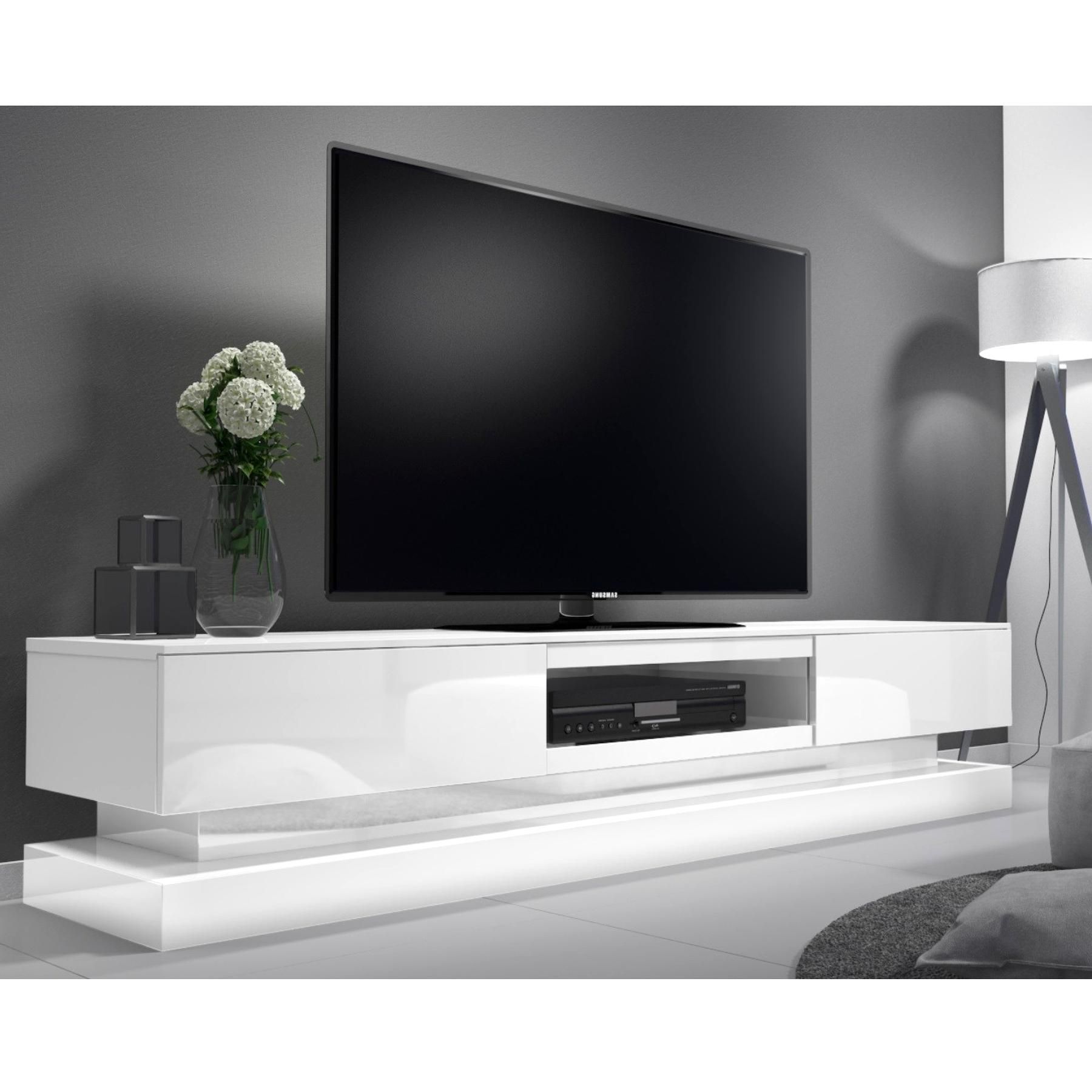 Gloss Tv Stand For Sale In Uk | 112 Used Gloss Tv Stands For Long White Tv Stands (View 6 of 15)