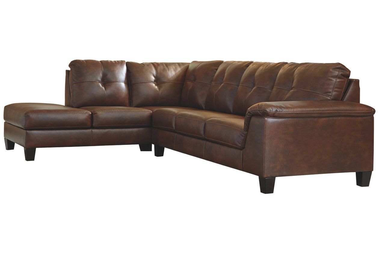 Goldstone 2 Piece Sectional With Chaise | Ashley Furniture With Regard To 2pc Maddox Left Arm Facing Sectional Sofas With Chaise Brown (View 5 of 15)